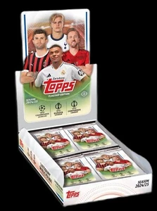 Topps UCC Flagowy 24/25 UEFA Wybierz swoją kartę piłkarską Różowa błyszcząca odmiana rzadka - Zdjęcie 1 z 37