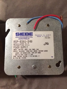New Siebe Environmental Controls ASP-8301-240 Regulated DC Power Supply - Picture 1 of 3