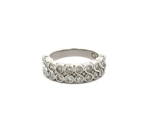 Fancy Diamond Ring In 14K White Gold - Picture 1 of 4