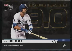 Cody Bellinger 2019 Topps Now #933 MLB Leader in WAR (9.0) PR: 383 - Picture 1 of 2