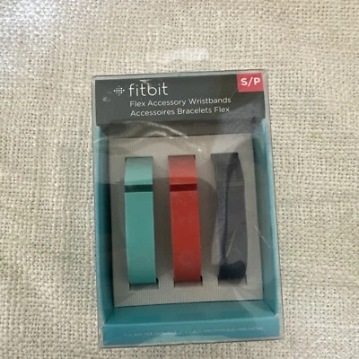 Nuevo paquete de 3 pulseras FitBit Flex selladas accesorios S/P pequeñas/pequeñas Foto 1 de 4