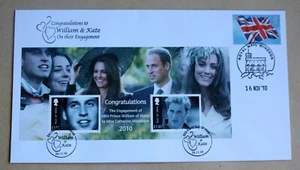 PRINCE WILLIAM & KATE ENGAGEMENT 2010 BUCKINGHAM COVER WINDSOR H/S - Imagen 1 de 2