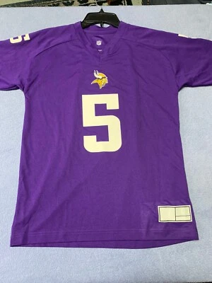 Camiseta del equipo de Minnesota Vikings NFL Teddy Bridgewater #5 juvenil grande 14/16 Saints Foto 1 de 4