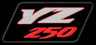 Toppa ricamata termoadesiva per gli appassionati di Yamaha YZ 250 YZ250