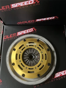 Racing Twin Disc Clutch + Flywheel For VW GOLF JETTA BEETLE 1.8L 1.8T 1.9L TDI - Picture 1 of 9