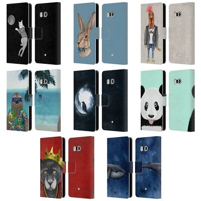 FUNDA BILLETERA LIBRO CUERO ANIMALES BARRUF PARA TELÉFONOS HTC 1 Foto 1 de 4