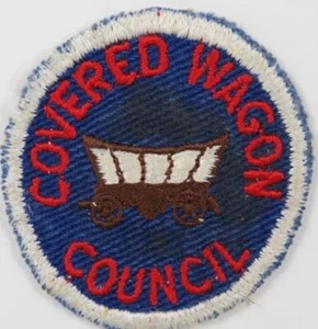 Covered Wagon Council Patch CP WHITE Border - Picture 1 of 1