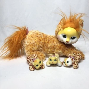 Kitty Surprise Orange Tabby Gepard Katze 3 Baby Kätzchen Plüschtier Stofftier 2015 - Bild 1 von 10