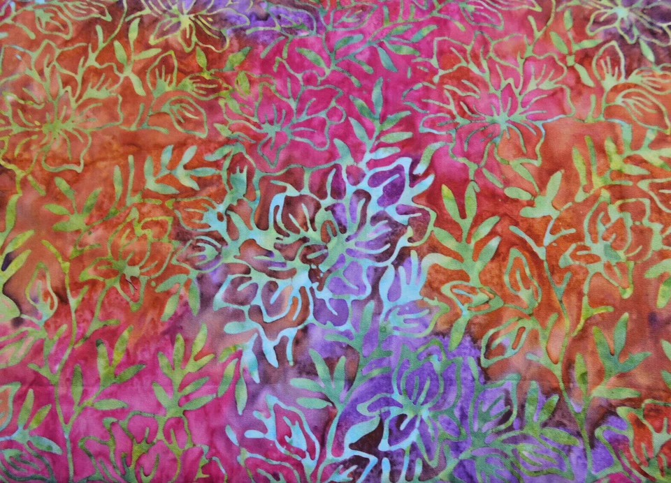 Moda   BATIKS #0010 "CHANGING LEAVES" BTY - Image 1 of 1