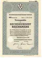 Rury Mannesmann - Werke 1938 Düsseldorf VZ