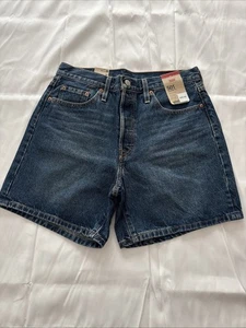 Levi's 501 Women's Denim Shorts, Size 29 , Blue Button Fly,  New With Tags - Picture 1 of 24