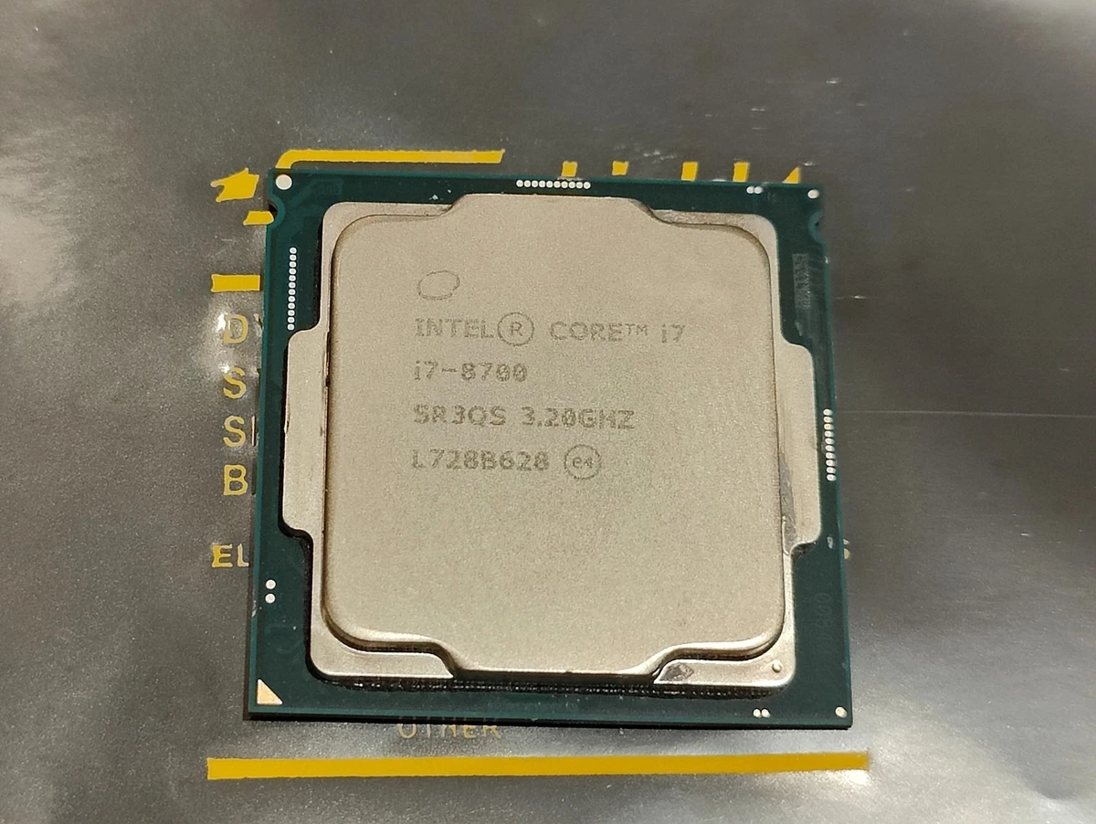 Intel Core i7-8700 Processor Model LGA 1151/H4 Socket Type 6 Core