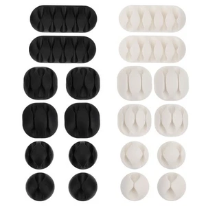 20pcs Kabelclips Kabelverwaltungen Kabelkabelkabel Organizer - Afbeelding 1 van 12