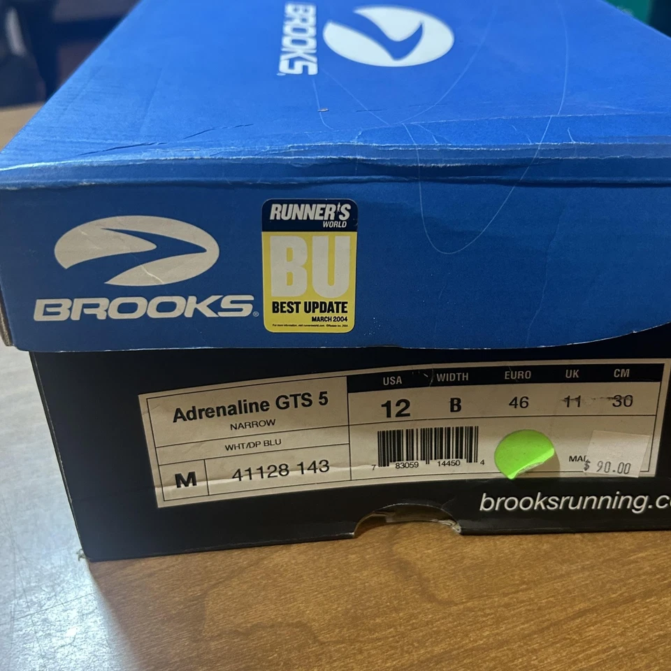 Мужские кроссовки Brooks Adrenaline GTS 5 размер 12 узкие синие - Изображение 1 из 4