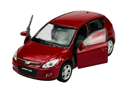 WELLY HYUNDAI i30 RED 1:34 DIE CAST METAL MODEL NEW IN BOX 43610 - Image 1 of 4
