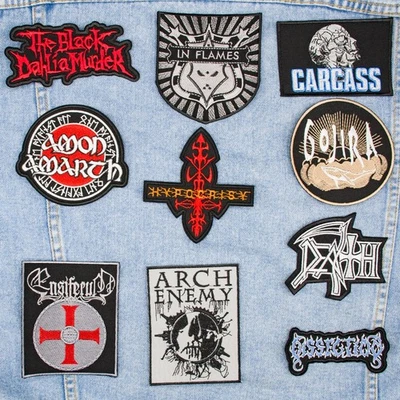 Melodic Death Metal embroidered patch collection. 10 patches for $27.99 - Image 1 of 4