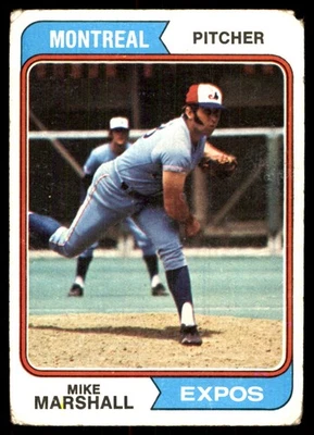 Mike Marshall 1974 Topps #73 Montreal Expos MLB LEER ENVÍO GRATUITO AutographDen Foto 1 de 2