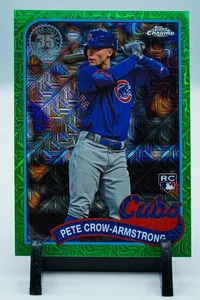 2024 Topps Series 2 1989 Topps Chrome Mojo Green Pete Crow Armstrong 50/99 35th - Bild 1 von 7