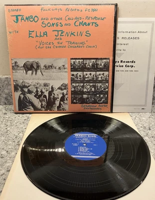 Jambo And Other Call And Response Songs And Chants ; 1974 LP W/BOOKLET SHRINK Foto 1 de 4