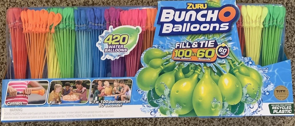 Zuru Bunch O Balloons 420 Total Count Toy of the Year 2017 Water Fight New - Image 1 of 1
