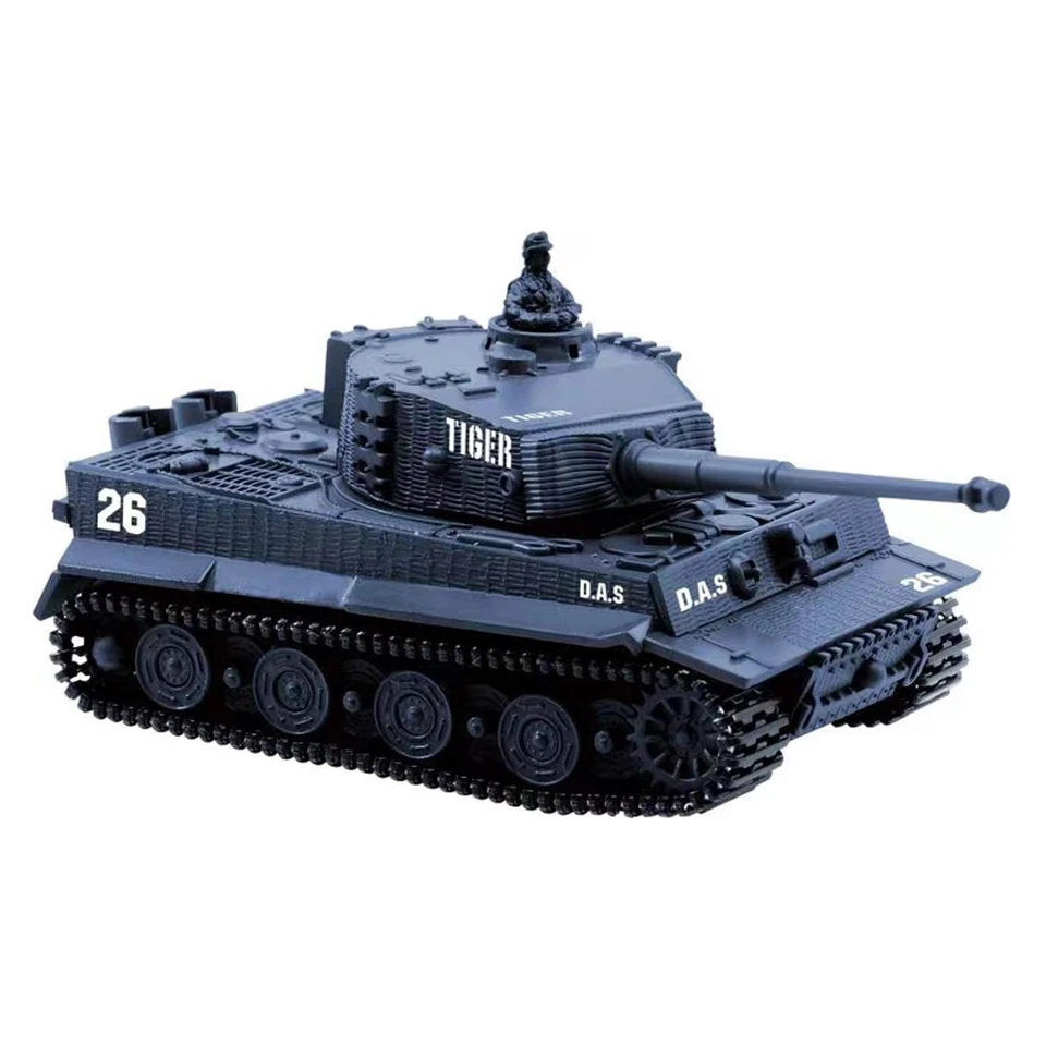 US STOCK 1:72 2117 4 RTR German Tiger RC Mini Tank Model 2.4G Toys Gift - Image 1 of 4
