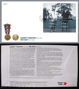 Jersey Stamps "Harry Vardon - 150th Birth Anniversary" First Day Cover M/S 2020 - Picture 1 of 3