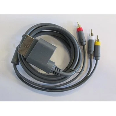Composite AV Cable For Microsoft By Mars Devices For Xbox 360 A/v - Image 1 of 3