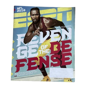 ESPN Magazine Sept 2016 Josh Norman Cover NFL Issue Revenge of the Defense - Imagen 1 de 4