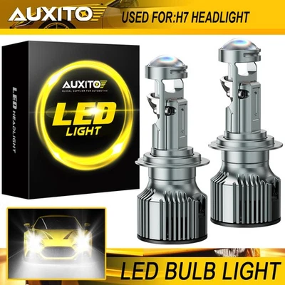 2-20X Super Bright H7 LED Headlight Kit High Low Beam Bulbs 30000LM 6500K White - Image 1 of 4