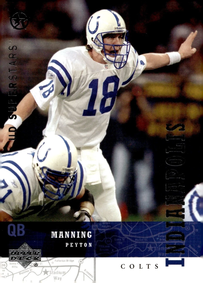 2002-03 Upper Deck UD Superstars - Peyton Manning #106 - Image 1 of 2