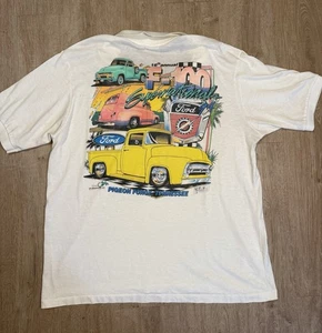 VTG Ford Trucks F-100 Super stop Shirt XL Classic Car Graphic Single Stitch - Picture 1 of 8