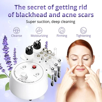 4in1 Micro DermaBrasion Facial Peeling Device Blackhead Removal Salon Use - Image 1 of 4