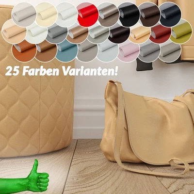 Kunstleder Meterware Bezugsleder Polsterstoff Lederimitat 25 Farben 140cm Breit - Bild 1 von 4