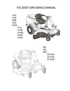 Manual de servicio Cub Cadet Zero Turn - Imagen 1 de 2