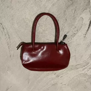 Miu Miu Archives 90s Leather Handbag Red Made in Italy Vintage bag authentic - Picture 1 of 10