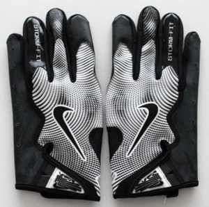 Nike Vapor Jet 8.0 Football Gloves Mens XL Black/White Hydragrip - Picture 1 of 4