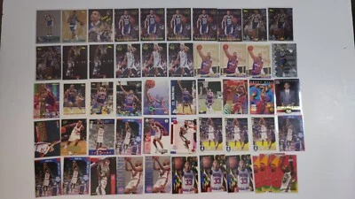 Grant Hill lot of 51 rookie cards And Pre Rookie Cards Duke Detroit Pistons  - Image 1 of 3