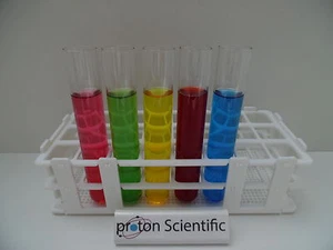 Glass Test Tubes 5 x Large Kimble Brand 24mm x 150mm Rimless ( Pack of Five ) - Picture 1 of 2