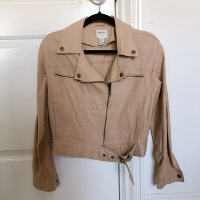 Chaqueta motor Forever 21 lino  Foto 1 de 4
