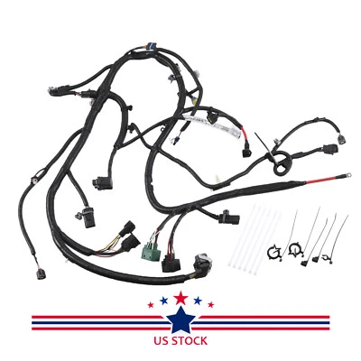 Engines Wiring Harness 4C3Z12B637AA For 2004 Ford F250 F350 F450 F550 Super Duty - Image 1 of 4