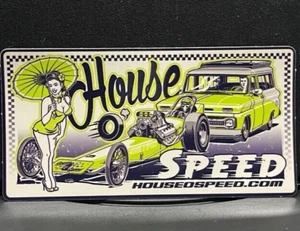 VRHTF "NHRA SUPER COOL "HOUSE OF SPEED" 2,5 "X 5" STANZAUFKLEBER - Bild 1 von 1