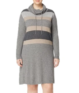 Marina Rinaldi Women's Gabriele Cowl Neck Sweater Dress, Grey, Medium - Picture 1 of 2
