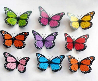 3D Artificial Butterfly Butterflies For Festival Party Wedding Home Decoration - Image 1 of 4
