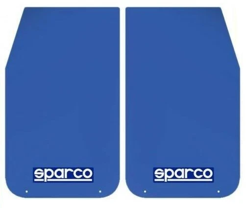 4 Sparco Car Mudflaps - Blue - Wide Rally Sportsflaps - Full set of 4 - Image 1 of 1