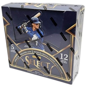 2023 Panini Select Baseball Factory Sealed Hobby Box 12 Packs 4 Hits 2 AUTOS!