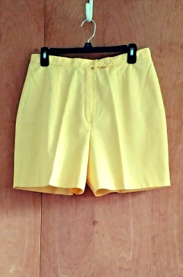 Vintage Koret Womens Shorts Yellow Size 16 Pre-Owned - Image 1 of 2