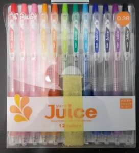 Pilot Juice Gel Ink Ballpoint Pen, 0.38mm, 12 Color Set (LJU120EF-12C) - Picture 1 of 2