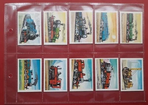 FAMOUS TRAINS 1983 by Perfetti (Italy) full set of 40 bubble gum trade cards - Picture 1 of 8