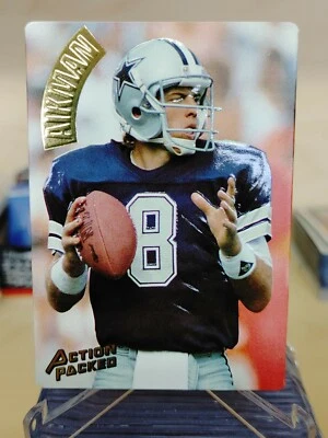 Troy Aikman - 1994 Action Packed #20 - Dallas Cowboys - HOF - C - Image 1 of 2