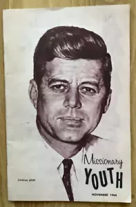 Missionary Youth, John F Kennedy (November, 1964) Historical Periodical - Imagen 1 de 3